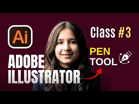 Basic Pen Tool Made EASY | Adobe Illustrator Class 3 | Roshni Tutorials