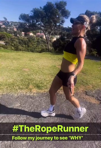 Comrades. Rope Running. First ever. But Why? #roperunning #makingsouthafricagreat #runtok #girlswhorun #humantraffickingawareness