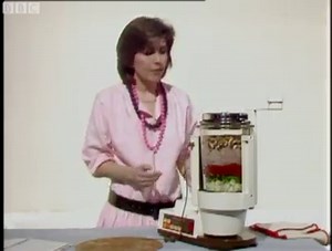#OnThisDay 1984: "It combines the role of oven and mixer" Maggie Philbin tested the latest word in home cooking. We've already eaten, thanks. | BBC Archive