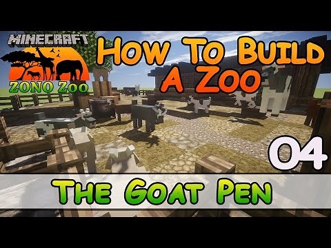 Zoo In Minecraft :: The Goat Pen :: How To Build :: E4 :: Z One N Only