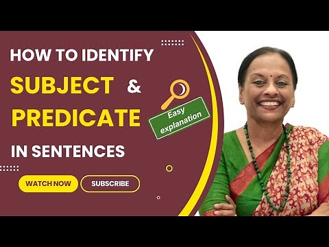 How to identify Subject and Predicate in Sentences (with Practice Exercises) | English Grammar