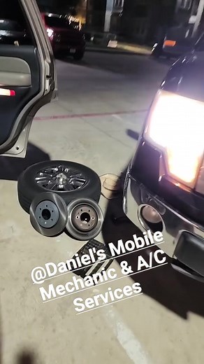 Front brakes and rotors replaced....F150 | Daniel's Mobile Mechanic & A/C Services