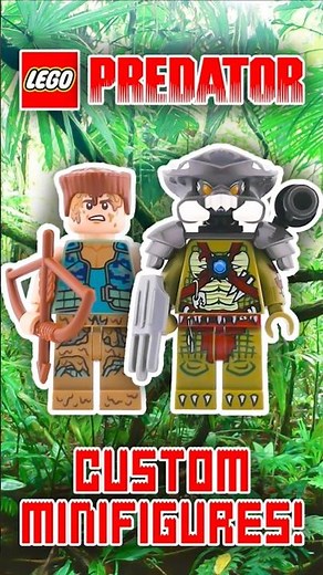 Lego 'Predator' Custom Minifigures! #lego #predator #predatorbadlands