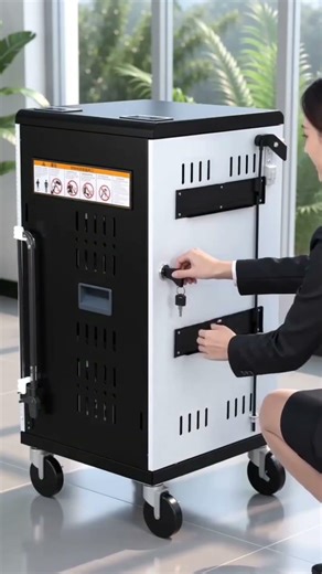 Smart Charging Cabinet | LeAn Smart Data Center #SmartCharging #BatteryManagement