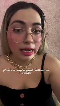 ¿Cuáles son los principios de los Derechos Humanos?