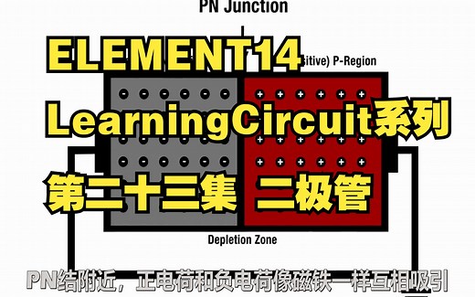 ELEMENT14电路学习：深入浅出讲解二极管工作原理