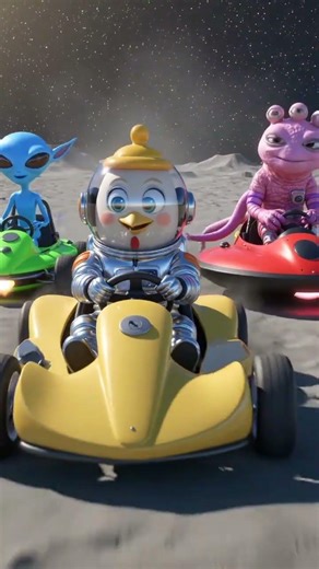 Cute Alien Cartoon Adventure 👽🔔