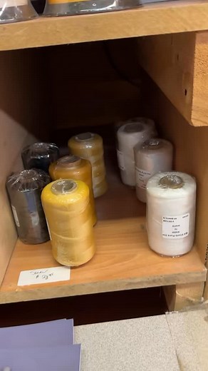 Sinew is made up of waxed Dacron. Sinew is used to sew fabrics or leather and for applying decorative beads. Colours (shown from left to right): Black, Natural, White $22.95 each #sinew #indigenousculture #nativeamericanculture #billworbfurs | Bill Worb Furs Inc