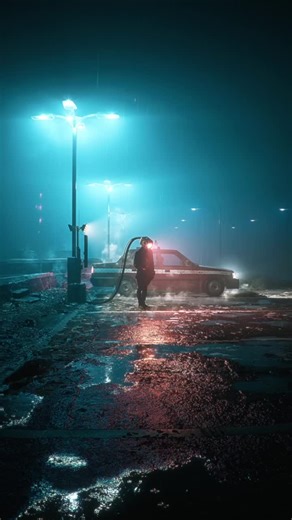 Recharge - Follow for more of my Cyberpunk 3d renders #ue5 #unrealengine5 #foryou #3dart #3danimation #cgi #cyberpunk #scifi