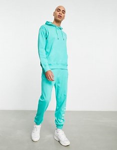 Il Sarto logo hoodie in turquoise (part of a set) | ASOS