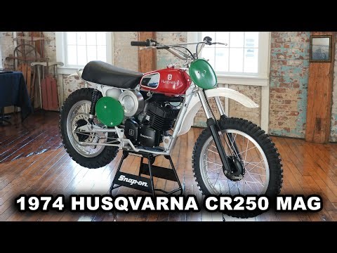 1974 HUSQVARNA 250CR MAG RESTORED BY AZ MIKE'S VMX BIKES, FOR SALE AS IS