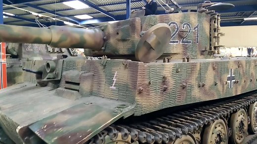 Tiger I 💥and Panther at Saumur Tank Museum 1st : Panzerkampfwagen VI Tiger is a German heavy combat tank in service from 1942 to 1945, and one of the best known tanks of the Second World War it makes almost 60 tons! 2nd : Panzerkampfwagen V Panther is a medium battle tank used by the German army during the Second World War, from July 1943 during the battle of Kursk, to May 8, 1945. It makes almost 45 tons! Designed to counter the Soviet T-34 tank and replace the Panzer III and IV | One Up Produ