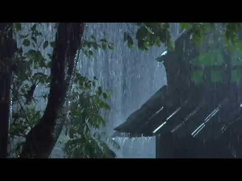 10 HOURS: Fall Asleep FAST to Soft Rain on Window 🌧️ Calm Study Focus | ASMR Sleep Music.