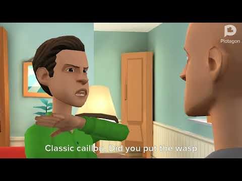 Classic Caillou Put a Wasp Mickey Mouse Room/Grounded