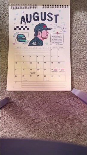 F1 2026 Race Calendar #f1calendar #f12026 #f1 #f1merch #f1smallbusiness littlerenstudios.com