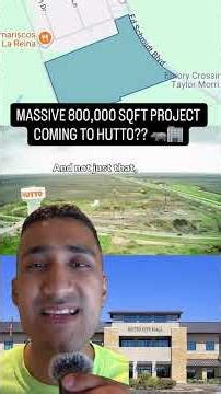 MASSIVE 800,000 SQFT PROJECT COMING TO HUTTO?? 🦛🏢