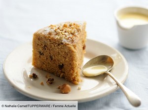 Moelleux pommes et noisettes au micro ondes par Tupperware : découvrez les recettes de cuisine de Femme Actuelle Le MAG