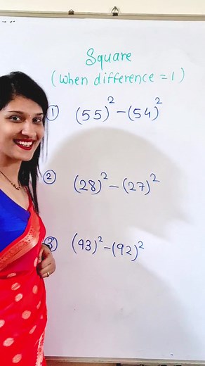 979K views · 9.9K reactions | Square of numbers when difference is 1 #reels #reelsinstragram #reelsforyou #puzzles #aptitude #quantitativeaptitude #reelkarofeelkaro #aptitude #reasoning #teaser #aptitudetricks #reasoningtricks #featured #trendingreels #trickymaths #maths #brainteaser #brain #genius #mathsscam #mathematics_facts #mathematics | Maths Scam | Facebook