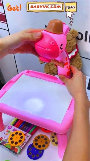 BabyVK® on Instagram: "Does your child love to draw but needs a little guidance? 🖍️ The Children's Projection Drawing Board is the perfect solution! 🌟 It projects images that kids can trace, helping them create masterpieces with ease. A must-have for budding artists! 🎨 #tracingfun #kidsartprojects #projectiondrawing #creativelearning #artistickids #parentinghack #imaginationstation #toddlerart"