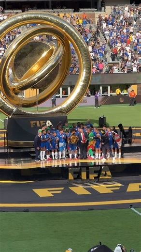 ESPN FC on Instagram: "Chelsea’s golden moment lifting the CWC trophy! 🏆 👏"