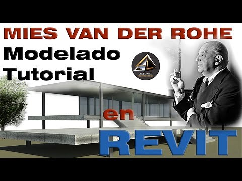 Modeling MIES VAN DER ROHE - Farnsworth House in Revit | TUTORIAL