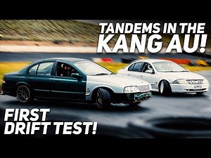 Drifting Our New AU Falcon Drift Car! Sending AU Tandems at Friday Night Drifts!