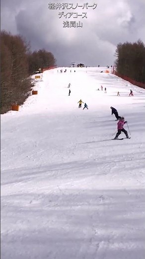 軽井沢で出会った冬の奇跡｜ディアコースからの絶景浅間山ショート#6Top of Karuizawa Snow Park | Mt. Asama Covered in Snow