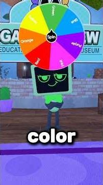 Dandy’s World But I Can’t Touch The Color Green! #dandysworld #challenge #color #funny #roblox