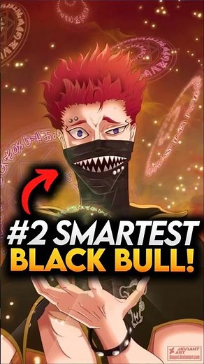 Ranking Smartest Characters in Black Bulls! Black Clover Explained #blackclover #shorts