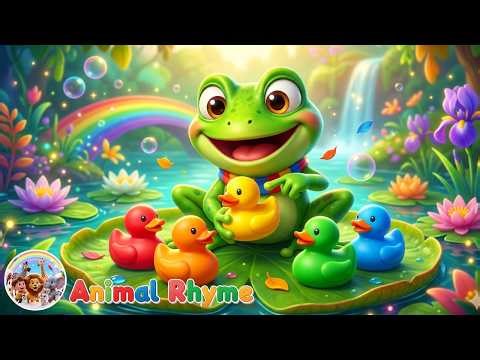Frog Learns Colors | Fun Color Learning Song | Kids Educational Rhyme