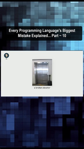 Part 10 ~ Every Programming Language's Biggest Mistake Explained Every major programming language, from COBOL to TypeScript: who built it and why, what still runs on it today, and the one mistake each of them is famous for. 0:00 Python 1:05 C 2:13 C 3:17 Java 4:16 C# 5:18 JavaScript 6:24 PHP 7:29 SQL 8:33 COBOL 9:36 Go 10:36 Rust 11:47 TypeScript Sources: TIOBE Index (September 2026), Stack Overflow Developer Survey 2020 and 2026, GitHub Octoverse 2025, W3Techs (October 2026), Pereira et al., En