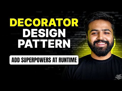 Decorator Pattern Explained | Real-world use case + Code | Design patterns in LLD