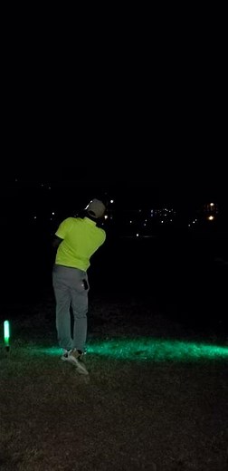 Night Golf in Action - Glow Vibe Golf