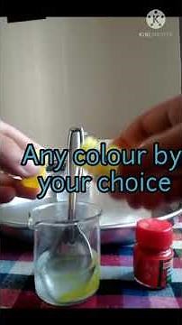 How to make elephant toothpaste without hydrogen peroxide and yeast . easy experiment. #shorts