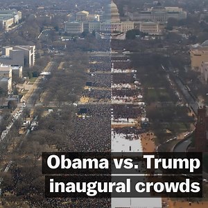 14M views · 5.4K reactions | President Donald Trump boasted his inauguration would have an "unbelievable, perhaps record-setting turnout." Here's what it actually looked like: | Vox | Facebook
