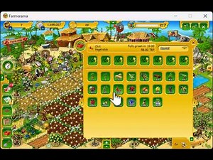 Farmerama Level 89 - harvesting, planting, watering