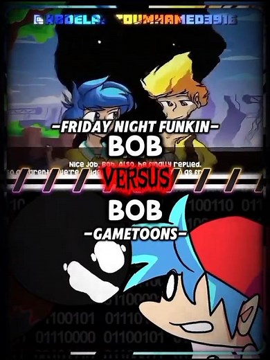 HORROR EDIT 3/BOB (FNF) VS BOB (GAMETOONS)#fridaynightfunkin#fnf#bob#vs#edit#gametoons#horror