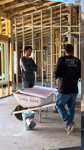 From blueprint to airflow — watch our ductwork come to life! 💪🔥 #HVACLife #DuctInstall