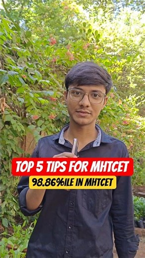 Top 5 Tips For Mhtcet By Swayam (98.86%ile) | Mhtcet Topper Interview #mhtcet2026 #cetcell #vjti