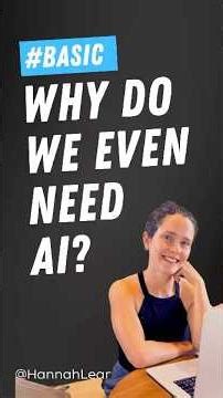 Why do we need AI?