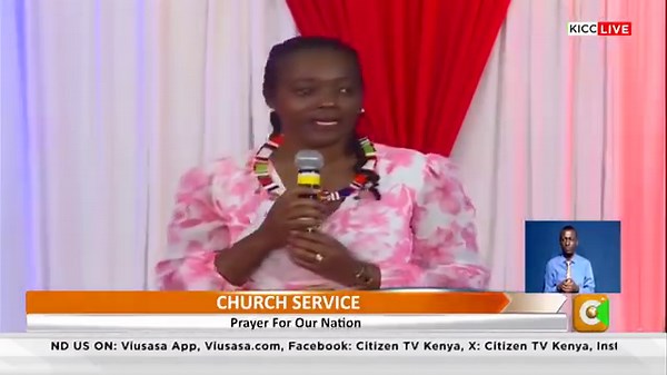 2.7K views · 206 reactions | Environment, Climate Change, and Forestry CS Soipan Tuiya attends church service at The Global Cathedral Church, KICC. "President Ruto was meant to be here today, but he is attending a meeting outside the country..." | Citizen TV Kenya | Facebook
