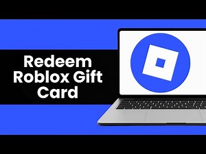 How To Redeem Roblox Gift Card - Step By Step