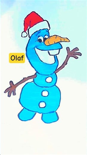 Olaf the Snowman Colouring #olaf #elza #coloring #bestcoloring #art #drawing