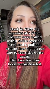 21K views · 10K reactions | 17th century “vampire” reconstruction  #archaeology #history #vampire #burial #art #mythology #folklore #reconstruction #art #fyp #discovery | Dirtdiaries_ | Facebook