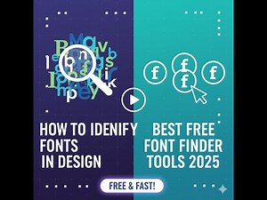 How to Identify Fonts in Graphic Design | Best Free Font Finder Tools 2025