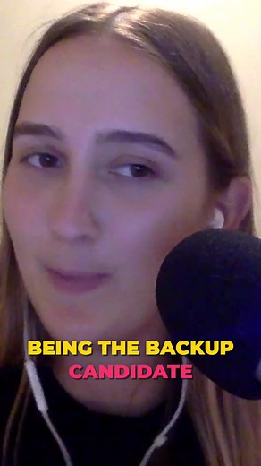 Being the backup candidate means you were a strong contender... You never know when the perfect opportunity will come knocking! ✨