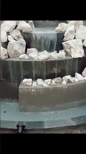 A One diy ♥️ ✨️ Custom Made Waterfall Fountain | Modern Outdoor Water Feature by Unique Fountains®