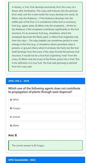 Fruit Formation: Types and Dispersal