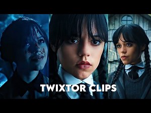 Wednesday Twixtor 4K | Wednesday Adams Twixtor Clips