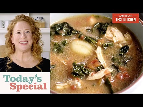How to Make a 6-Ingredient Chicken Soup | Chicken Soup with Kale and Gnocchi | Today's Special
